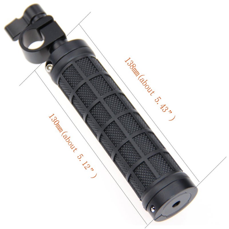 CAMVATE Rod Clamp Handle Grip Handheld for 15mm Rod Support Shoulder Mount DSLR Rig - 1083 - Image 4